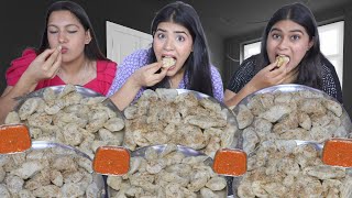 Eating 180 Momos Challenge  Unlimited Paneer Momos Eating Competition  Food Challenge [upl. by Feriga375]