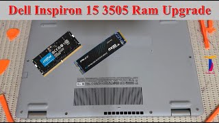 Dell Inspiron 15 3505 Ram Upgrade  How to Upgrade ram in dell 3000 3505 [upl. by Gujral]