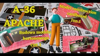 A36 APACHE budowa modelu cze1 A36 APACHE model building part 1 [upl. by Elyrehc]