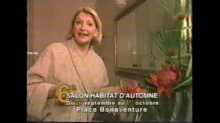 Salon Habitat Automne  Louise Deschatelets  2000  Publicité [upl. by Elleirbag]