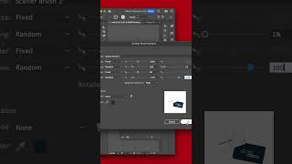 Graphic designers heres a cool new brush tip for you to use in Adobe illustrator shorts [upl. by Yrroc]