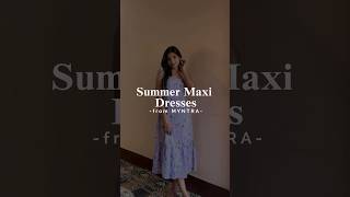 Link in pinned📌 video☝️ MYNTRA MAXI DRESS  hirdyanshi01 dresses myntra haulvideo [upl. by Aisnetroh]