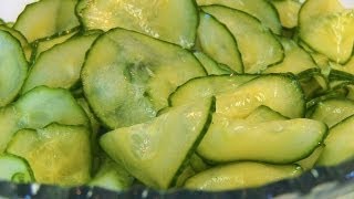 Bettys OldFashioned Cucumber Slices [upl. by Nonnahsed]