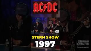 ACDC⚡️Stern Show Studio 1997 🔥ACDC Angus sternshow Rock brianjohnson Music Guitar Live [upl. by Ezmeralda]