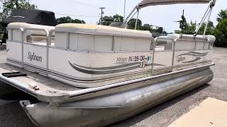 2003 Sylvan Mirage 820 w 2021 Mercury 75 four stroke Stock 7672 walk through video [upl. by Neelie]