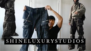 Shine Luxury Studios quotNementhonquot Flared Cargos amp quotLacrossequot Modular Chain  Review  Styling [upl. by Addiel222]