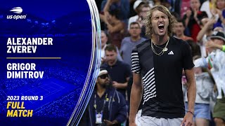 Alexander Zverev vs Grigor Dimitrov Full Match  2023 Round 3 [upl. by Weiman620]