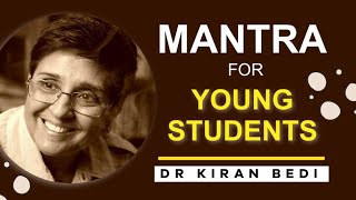 Dr Kiran Bedis 4 Quick Mantras for Young Students [upl. by Enoch]