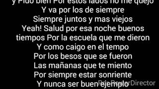 Gera Mxm  Buenos tiempos Letra [upl. by Anelaf]