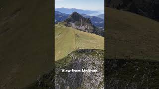 View from Moléson swissbeauty moléson drone [upl. by Anitel]