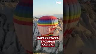 Kapadokya’da balon kazası haber [upl. by Aihsit]