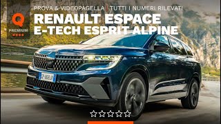 Renault Espace 2023 PRO e CONTRO CONSUMI REALI dalla prova STRUMENTALE [upl. by Itch]