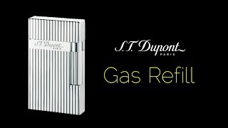 Gas Refill How To Guide on ST Dupont Ligne 2 Lighter 2019 [upl. by Ainez]