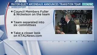 Mayorelect Arceneaux announces transition team [upl. by Agate]