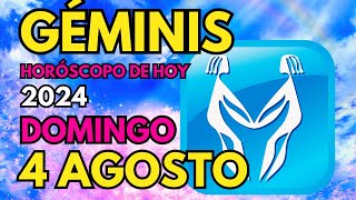 🤩 𝐂𝐮𝐦𝐩𝐥𝐞𝐬 𝐔𝐧 𝐆𝐫𝐚𝐧 𝐒𝐮𝐞ñ𝐨 💥Horoscopo Géminis Hoy ♊ 4 de Agosto de 2024 💥 [upl. by Neelyad]