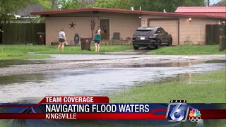 Navigating the flood waters in Kingsville [upl. by Nyrhtakyram]