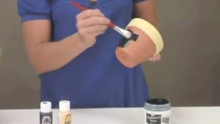 Chalkboard Flower Pots using FolkArt® Chalkboard paint [upl. by Randa]