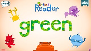 Get to Know GREEN with Endless Reader  Exciting Sight Words Exploration [upl. by Hras686]