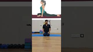 How to do kapotasana for beginners kapotasana yogaselfpractice halthylifestyle [upl. by Idnaj]