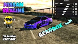 Gearbox de drift  Nissan skaline 1695hp y 925hp  Car parking multiplayer [upl. by Paquito]