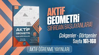 Aktif Geometri Çözümleri  Sayfa 161168  Çokgenler  Dörtgenler [upl. by Ethban518]