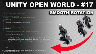 Unity Open World 17  Smooth Rotation Towards Movement Direction [upl. by Dnomar]