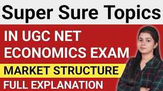 Ugc Net Economics Most Important Topics  Market Structure in Economics in Hindi [upl. by Imoen802]