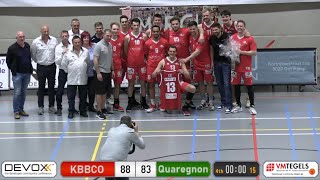 KBBC Oostkamp  Union BC Quaregnon [upl. by Ellehcor]