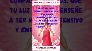 ORACIÓN CHAMUEL ARCANGEL🙏🩷😇arcangelchamuel rayorosa angelesyarcangeles espiritualidad viralreel [upl. by Lina]