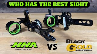 BEST BOW SIGHT FOR 2023  Black Gold Dual Trac vs HHA Ryz [upl. by Arbrab765]