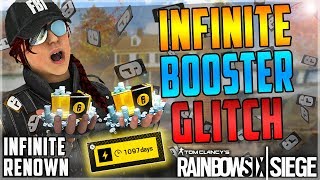 INSANE INFINITE RENOWN BOOSTER GLITCH  NEW UNLIMITED RENOWN GLITCH  SUPER EASY Rainbow Six Siege [upl. by Wulfe189]