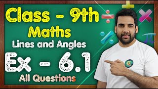 Class 9 Ex 61 Q1 to Q6  Lines and Angles  NEW NCERT  MKR GREENBoard [upl. by Eniluqcaj950]