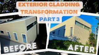 House Exterior Make Over  Colorbond Surfmist Matt PART 3 [upl. by Enileuqkcaj]