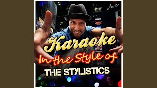 Rockin Roll Baby In the Style of The Stylistics Karaoke Version [upl. by Duster101]