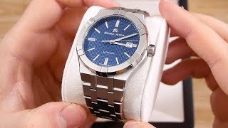 Maurice LaCroix Aikon Automatic Blue  Unboxing amp First Impressions [upl. by Woodson]