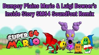 Bumpsy Plains MALBIS SM64 Soundfont Remix Superstar Saga 64 Character Pack Download [upl. by Tremann]