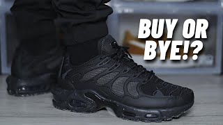 FINALLY Nike Air Max Terrascape Plus quotTriple Blackquot On Feet Review [upl. by Fernando]