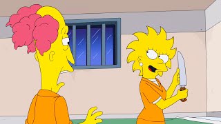 Lisa Becomes A Serial Killer To Avenge Barts Death  The Simpsons 35x05 [upl. by Dougall]