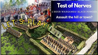 Intense Black powder Napoleonic wargame battle report quotTAKE THAT TOWNquot Epic battles [upl. by Auhsaj]