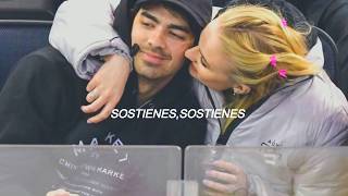 Jonas Brothers Hesitate Joe amp Sophie español [upl. by Ledniahs]