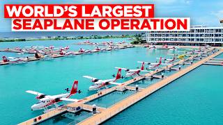 Flying in the Maldives  World’s Largest Seaplane Operation [upl. by Giordano]