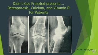 Osteoporosis calcium and vitamin D for patients [upl. by Bui912]