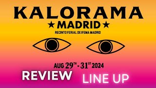 KALORAMA MADRID 2024 ANALISIS CARTEL [upl. by Marthe]