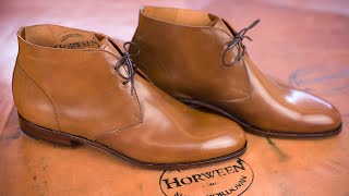 CORDOVAN UNLINED CHUKKA BOOTS 80728 SINEU · CARMINA SHOEMAKER [upl. by Greenburg]