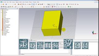 CST Elementary Training Design of a Rectangular Parallelepiped [upl. by Assilav]