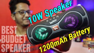 Best Budget 10W Speaker with 1200mAh Battery For Long Playtime  UBON BT 5514  HINDI  Data Dock [upl. by Orelia]