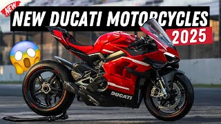 7 New Ducati Motorcycles For 2025 [upl. by Lemrej36]