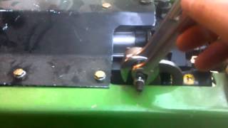 John Deere 140 Hydro adjustment [upl. by Bodi681]