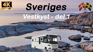 Autocamper Rejseguide Sverige Vestkyst I Del 1 I 4K [upl. by Acquah25]