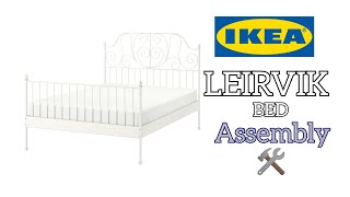 IKEA LEIRVIK Bed Assembly [upl. by Nnyroc114]